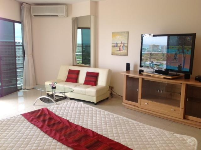 TOP FLOOR Studio Condo (SPECTACULAR SEA VIEW) for RENT/SALE