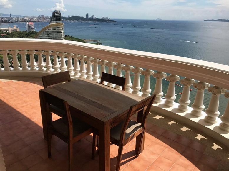 Sea View Panorama 3 Bedrooms Condo for Rent in Pattaya