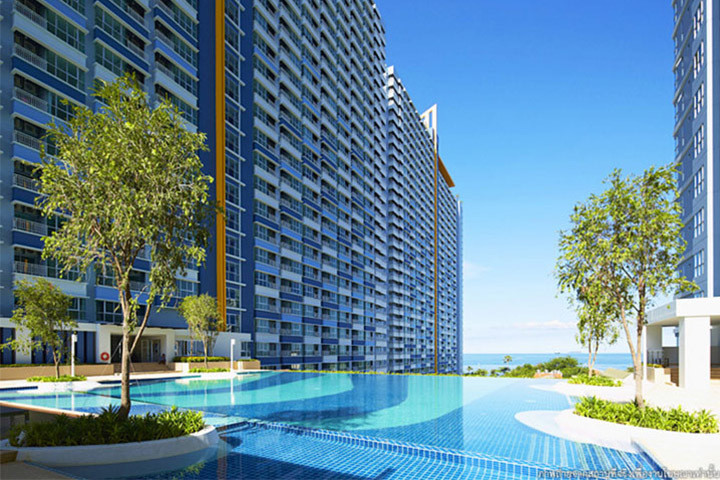 2 Beds Condo Sea view for Rent in Jomtien Beach