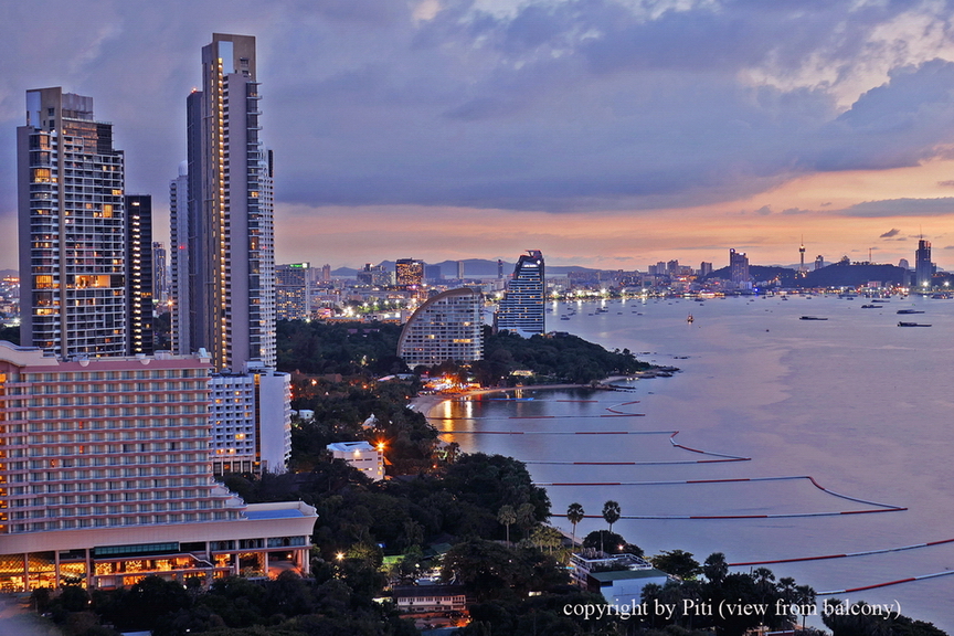 Sea View Condo for Rent Wong Amat Garden Beach, Pattaya